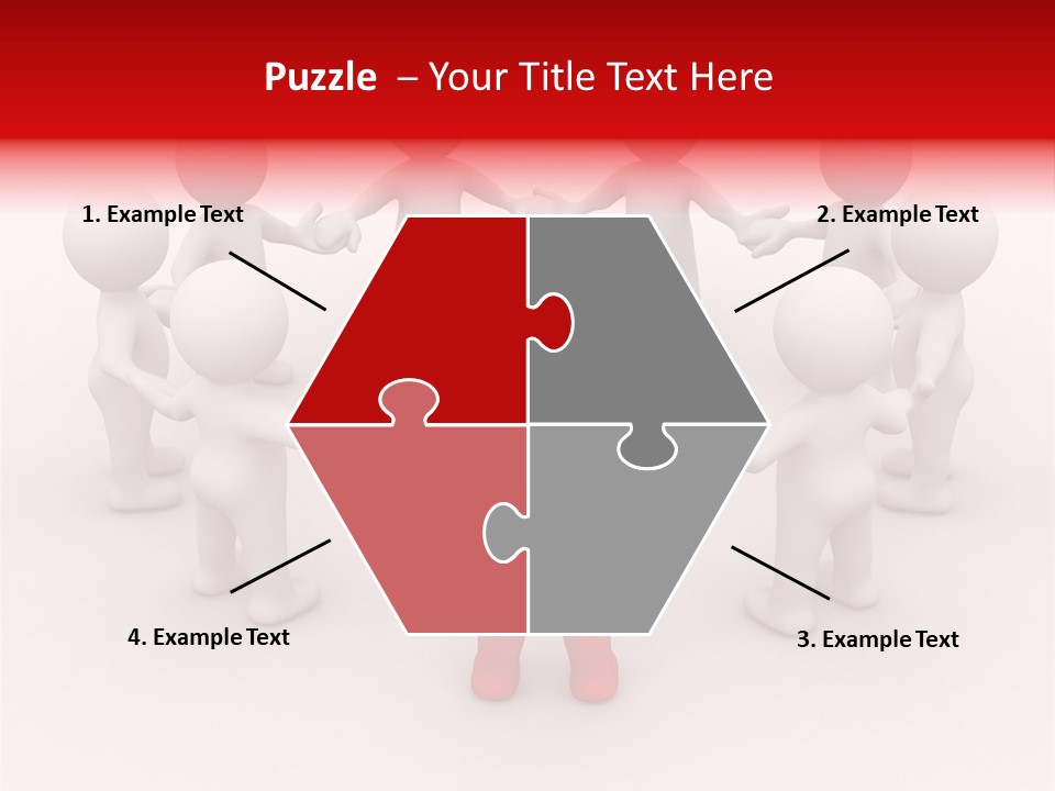 Team Manager Figure PowerPoint Template