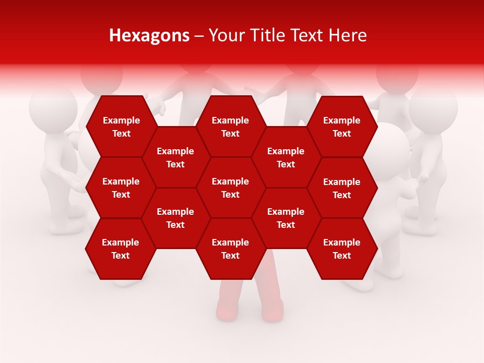 Team Manager Figure PowerPoint Template