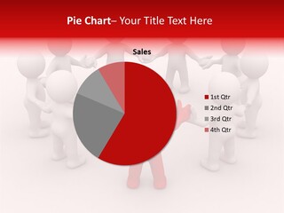 Team Manager Figure PowerPoint Template