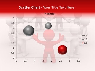 Team Manager Figure PowerPoint Template