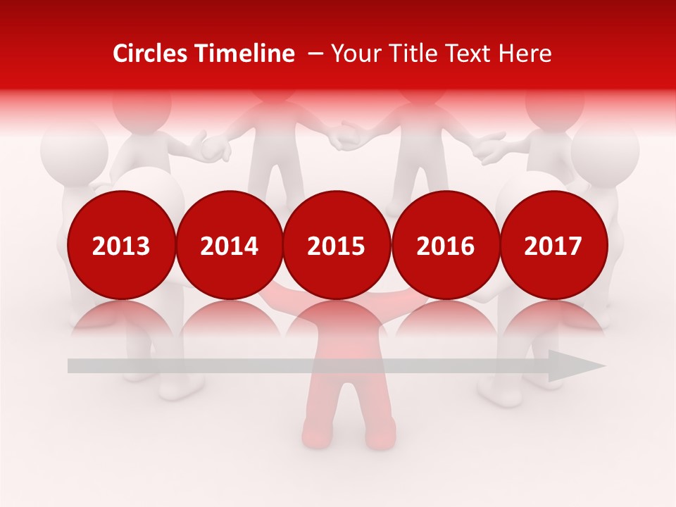 Team Manager Figure PowerPoint Template