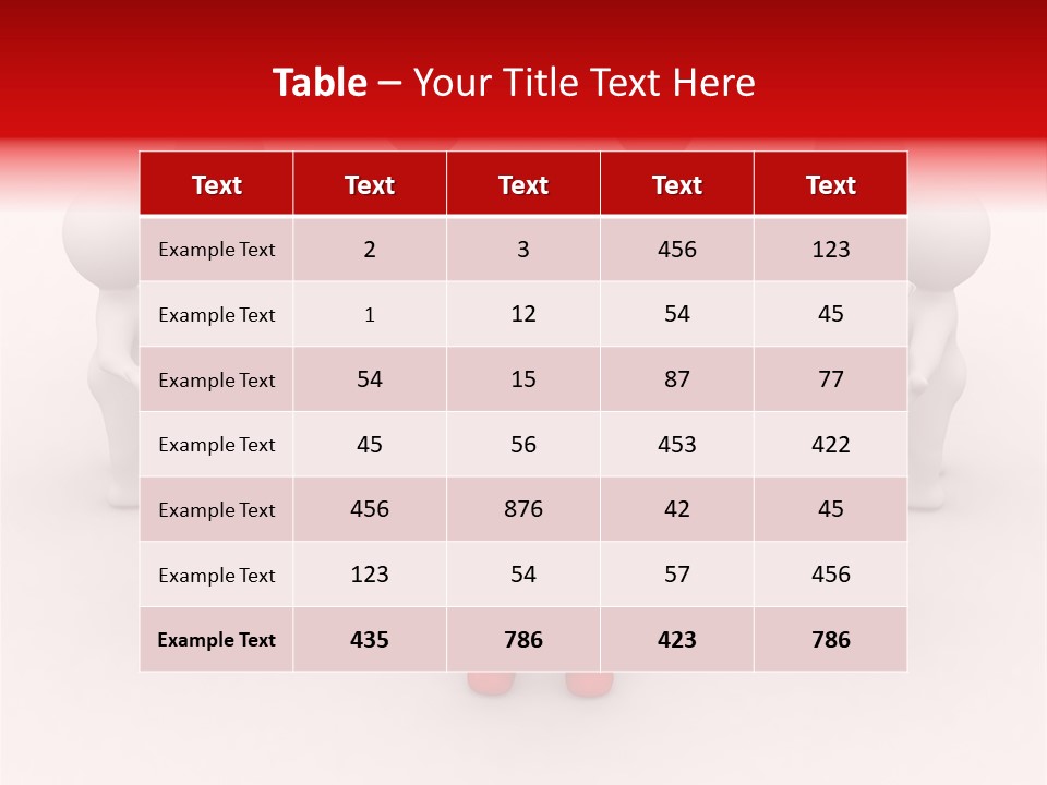 Team Manager Figure PowerPoint Template