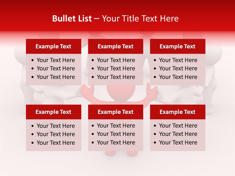 Team Manager Figure PowerPoint Template