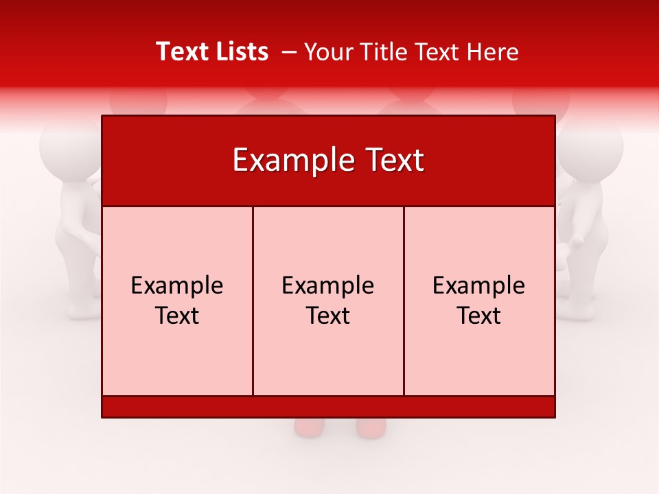 Team Manager Figure PowerPoint Template