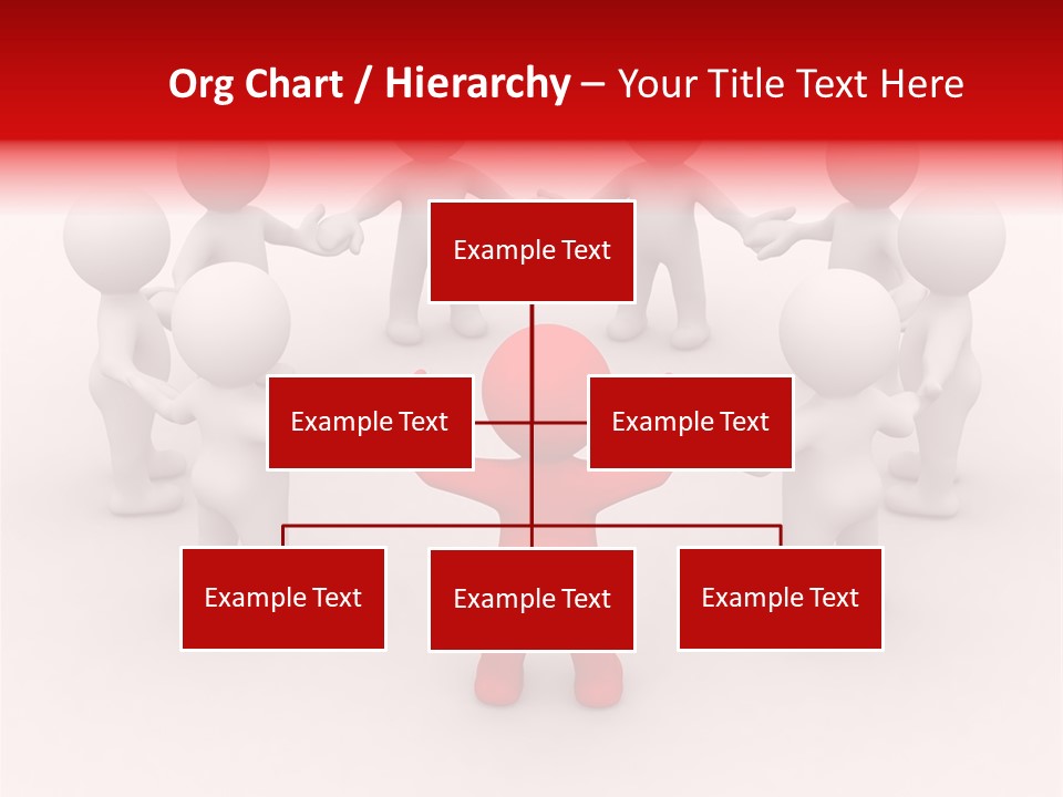 Team Manager Figure PowerPoint Template