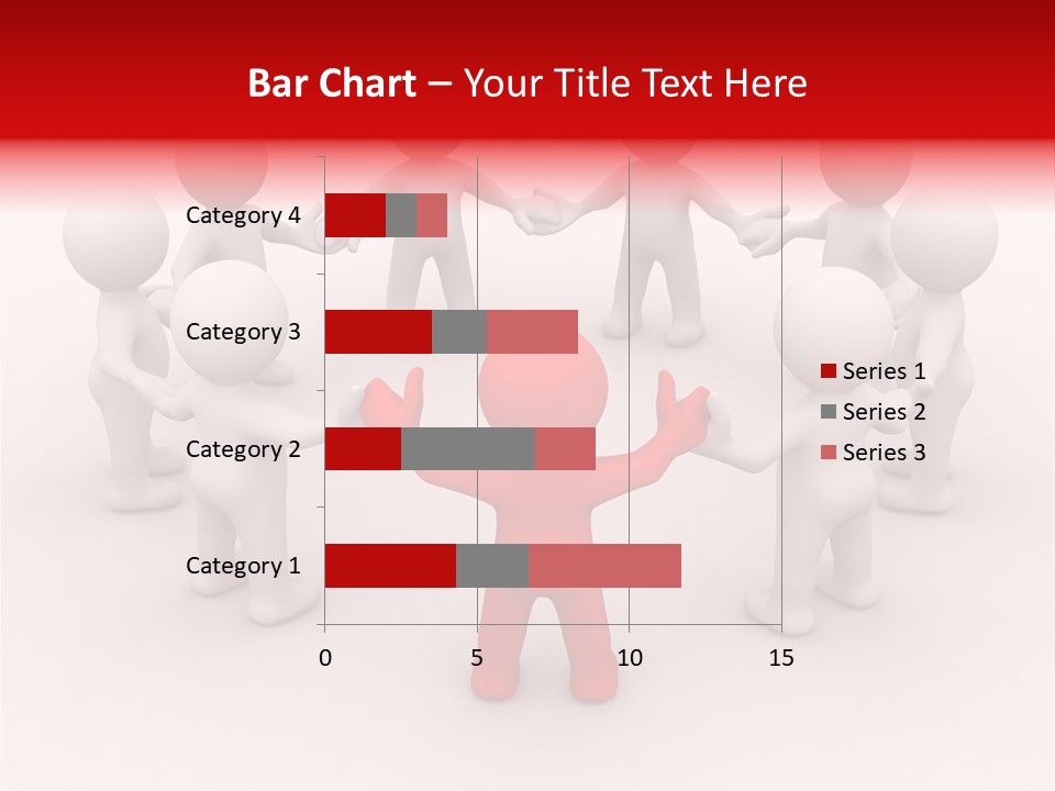 Team Manager Figure PowerPoint Template