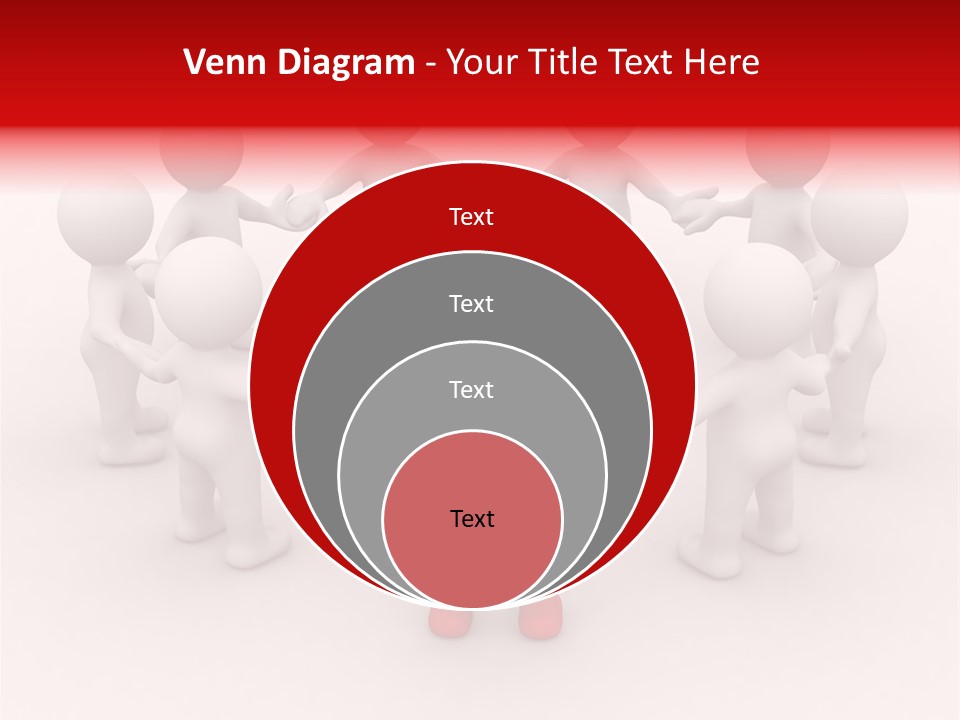 Team Manager Figure PowerPoint Template