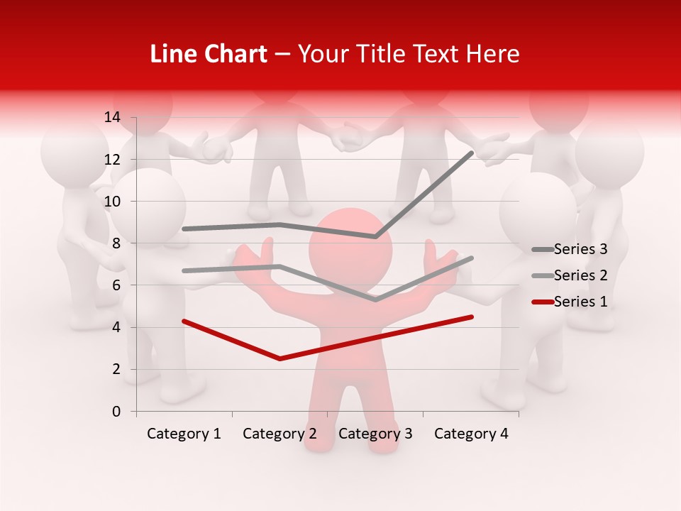 Team Manager Figure PowerPoint Template