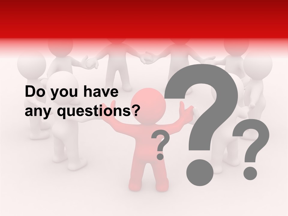 Team Manager Figure PowerPoint Template