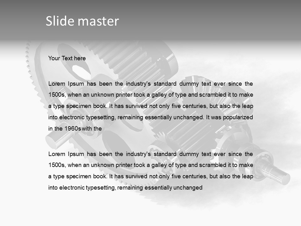 Device Turning Project PowerPoint Template