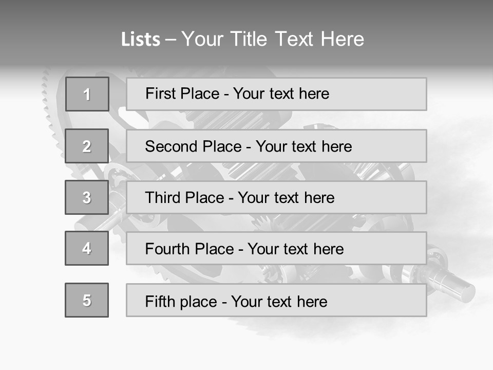 Device Turning Project PowerPoint Template