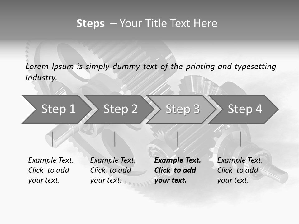 Device Turning Project PowerPoint Template