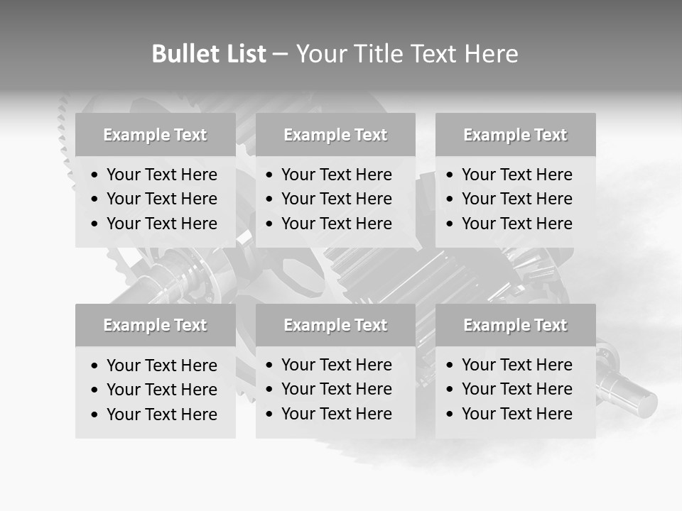 Device Turning Project PowerPoint Template