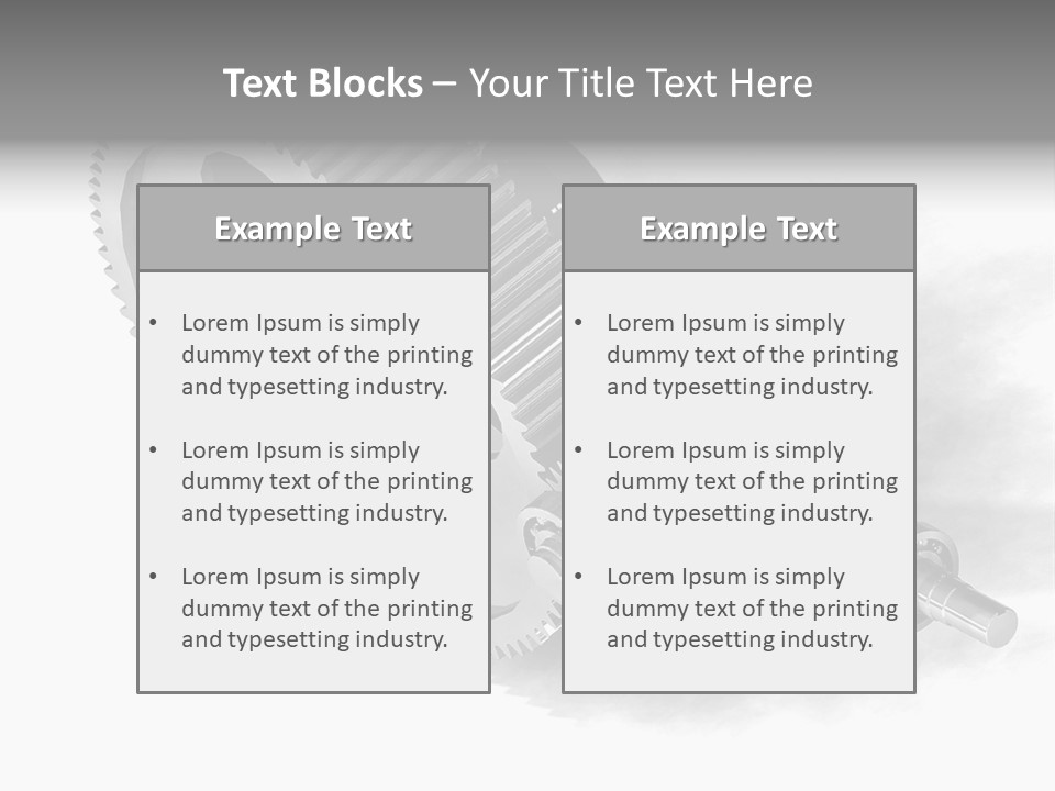 Device Turning Project PowerPoint Template