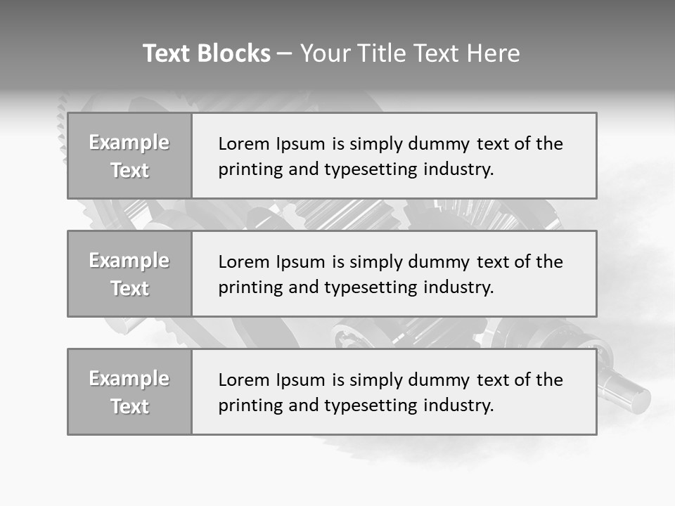 Device Turning Project PowerPoint Template