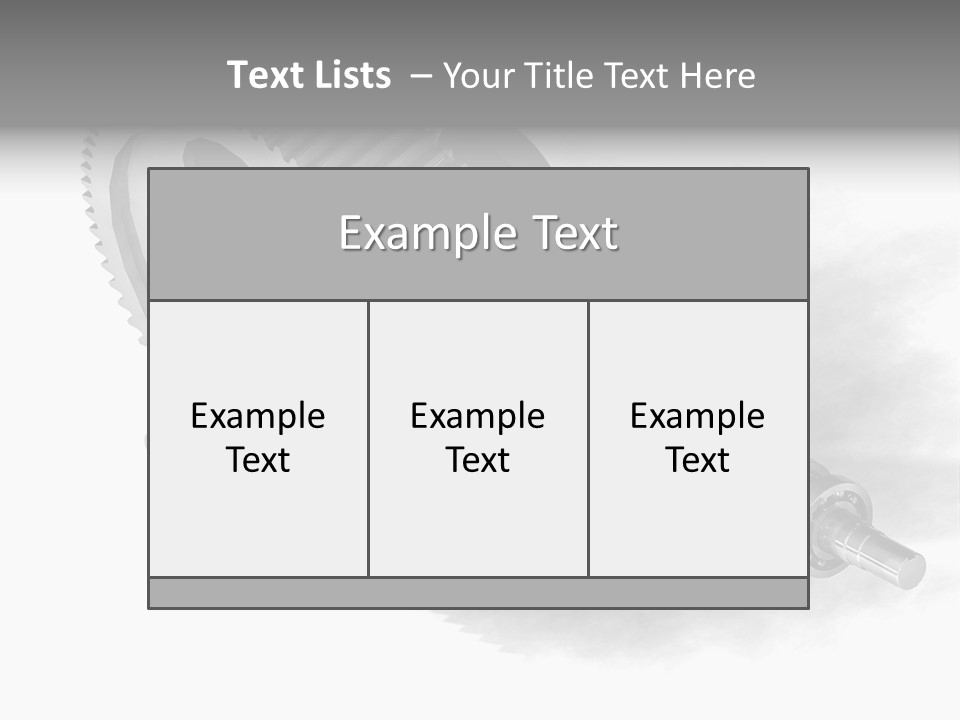 Device Turning Project PowerPoint Template