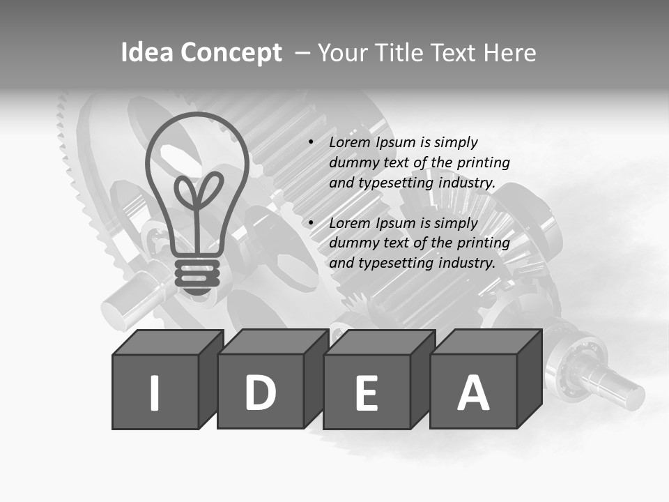 Device Turning Project PowerPoint Template