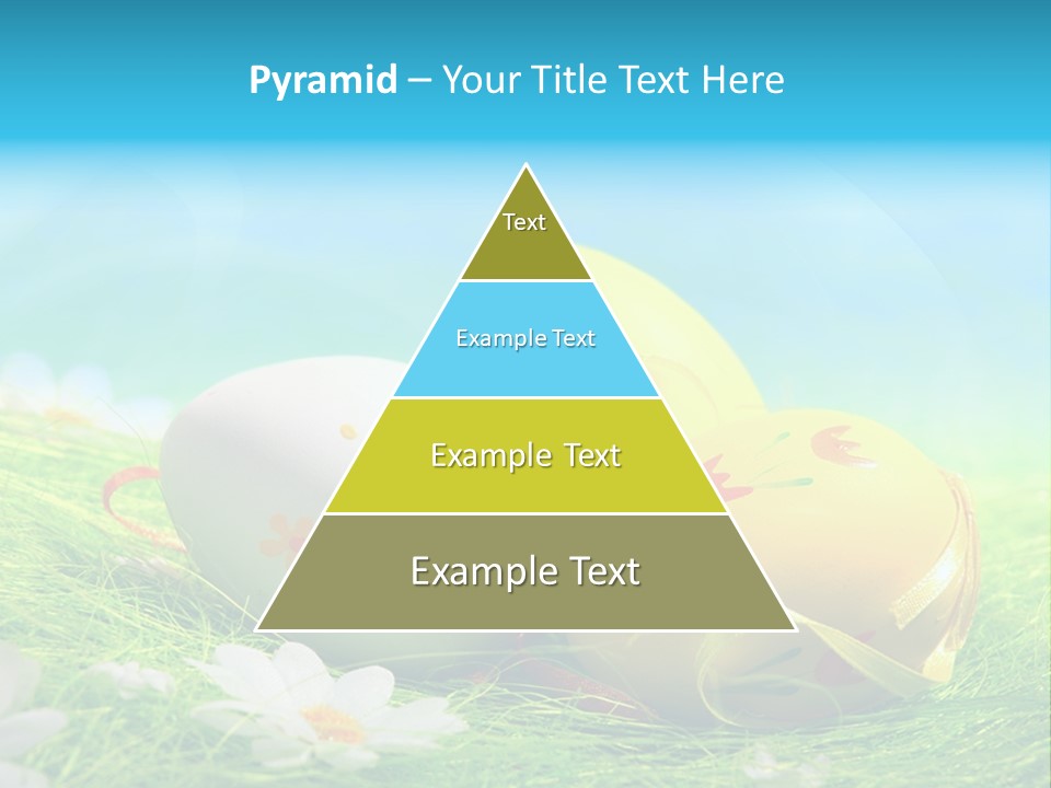 Blue Cute Easter PowerPoint Template