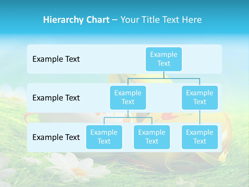 Blue Cute Easter PowerPoint Template