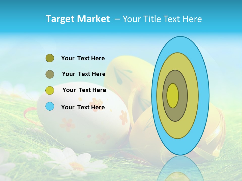 Blue Cute Easter PowerPoint Template