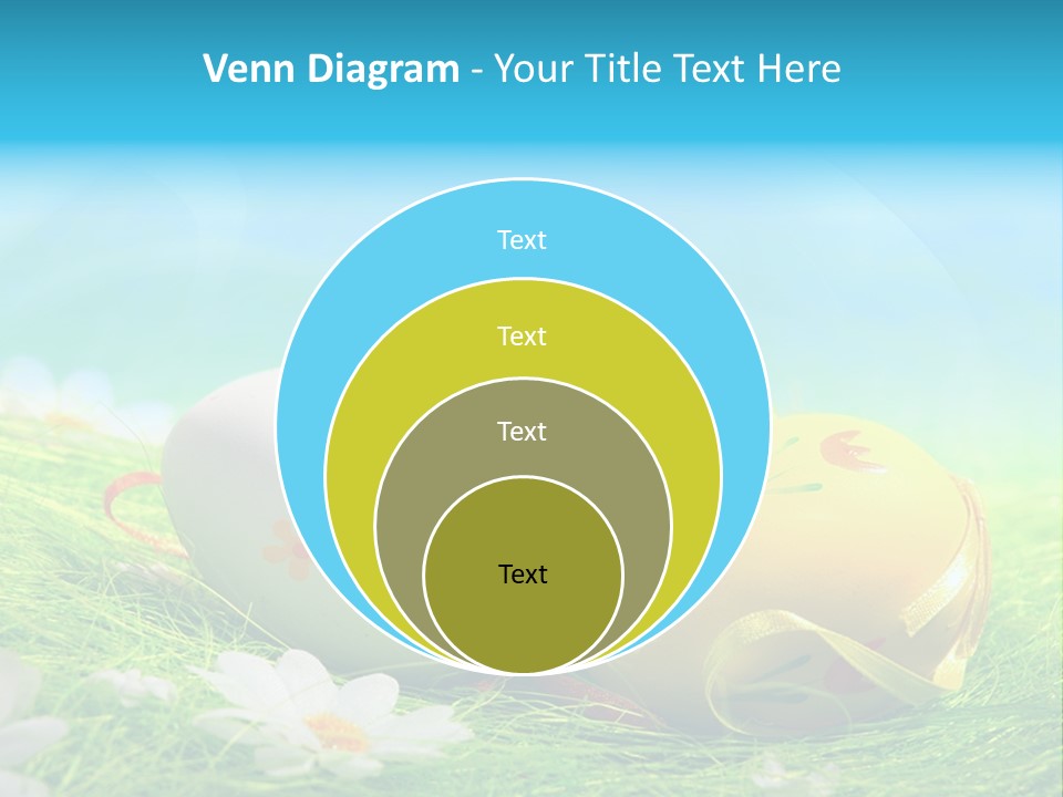 Blue Cute Easter PowerPoint Template