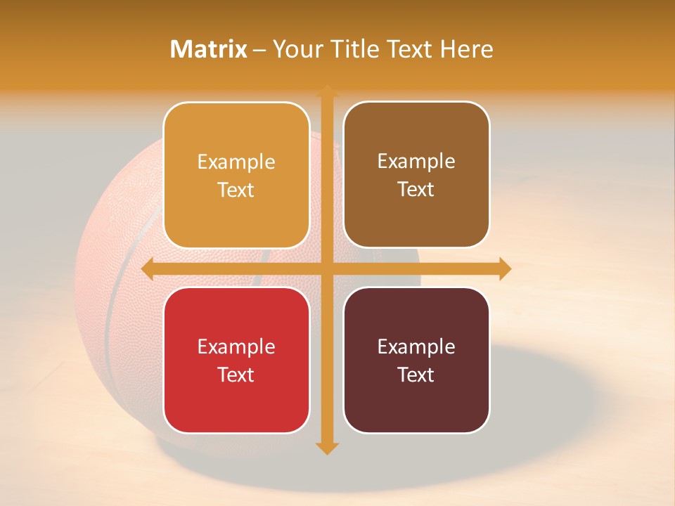 Ball Floor Spotlight PowerPoint Template