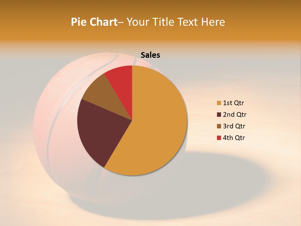 Ball Floor Spotlight PowerPoint Template