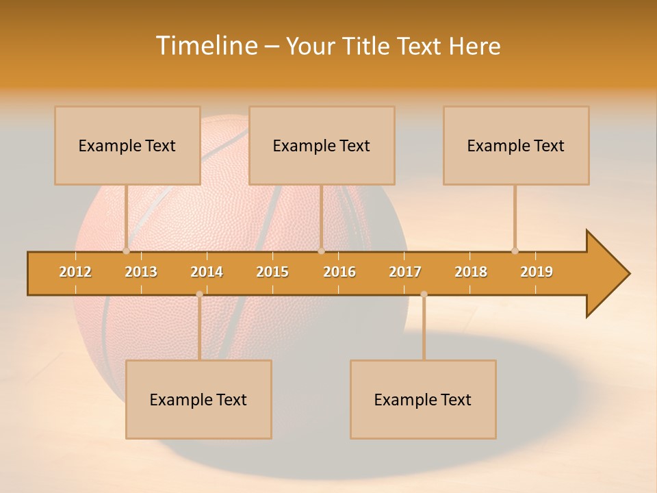 Ball Floor Spotlight PowerPoint Template