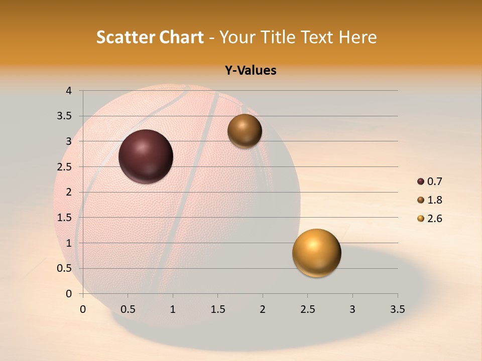 Ball Floor Spotlight PowerPoint Template