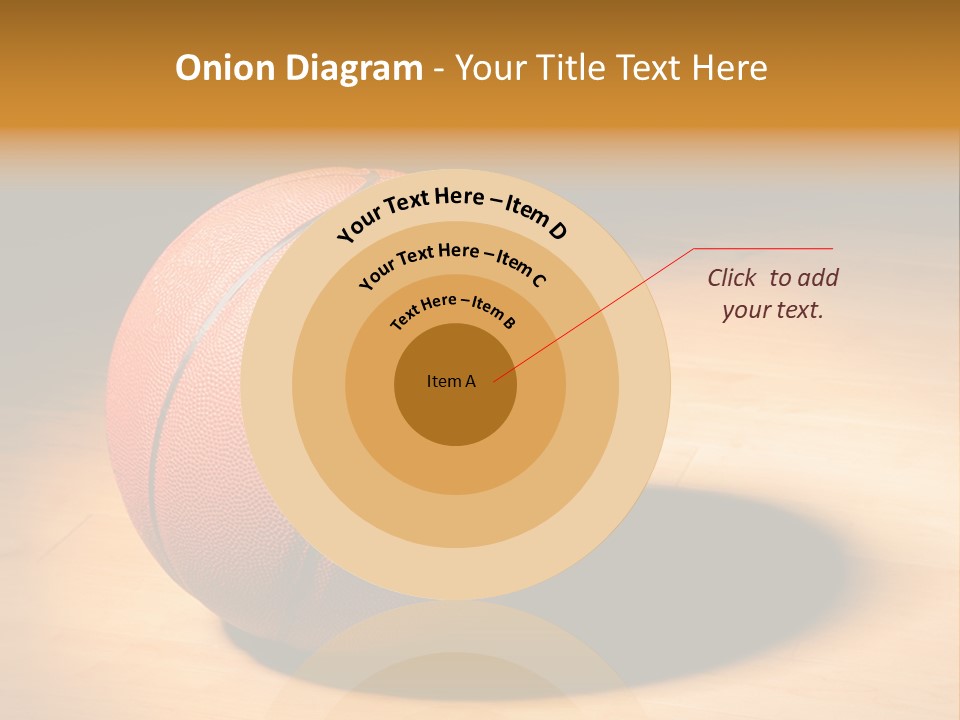 Ball Floor Spotlight PowerPoint Template