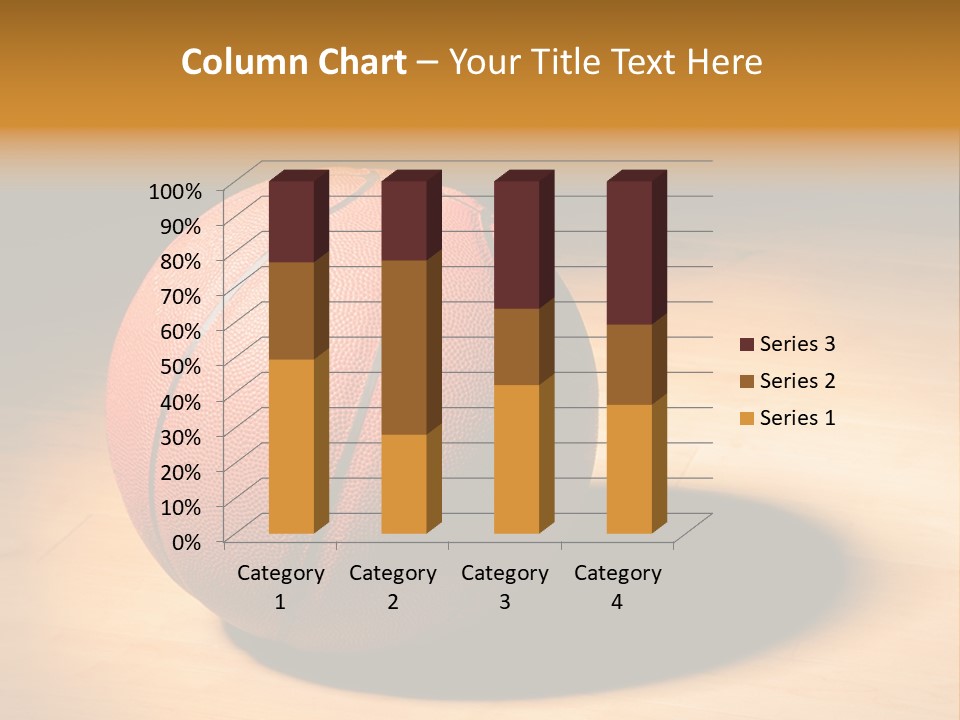 Ball Floor Spotlight PowerPoint Template