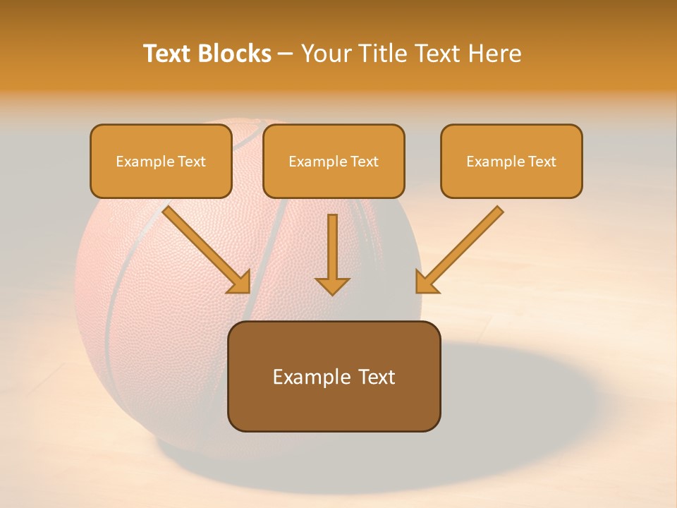 Ball Floor Spotlight PowerPoint Template
