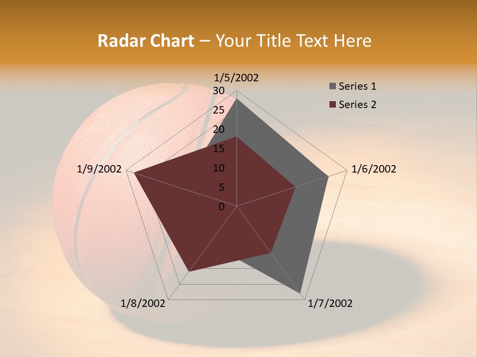 Ball Floor Spotlight PowerPoint Template