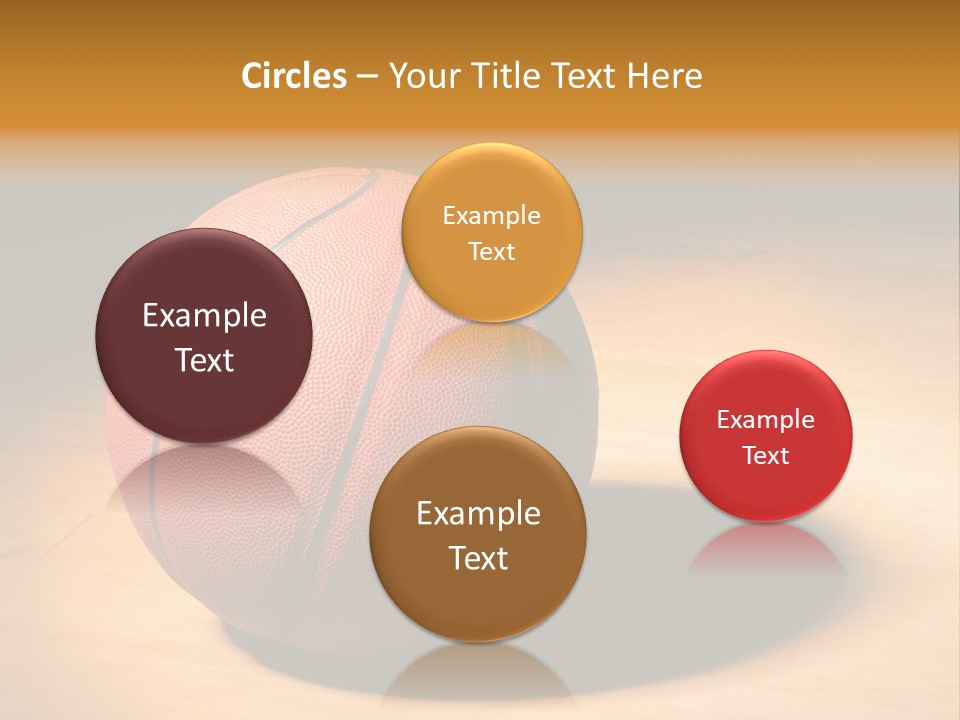 Ball Floor Spotlight PowerPoint Template