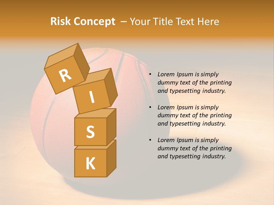 Ball Floor Spotlight PowerPoint Template