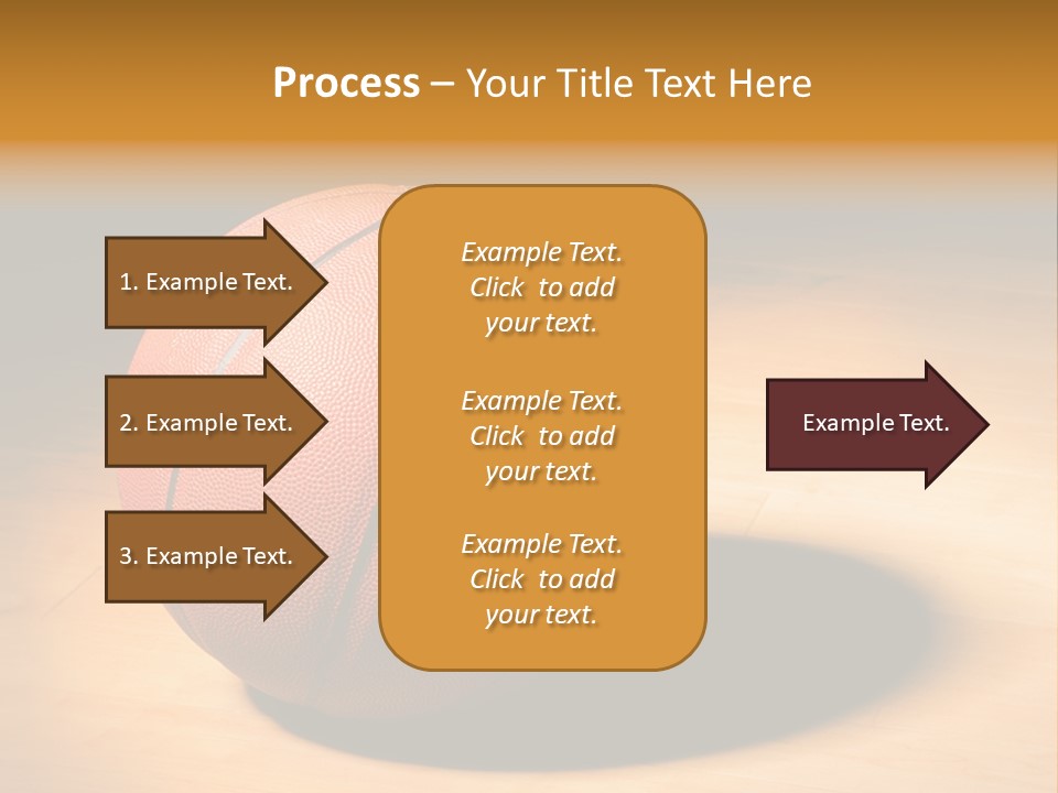 Ball Floor Spotlight PowerPoint Template