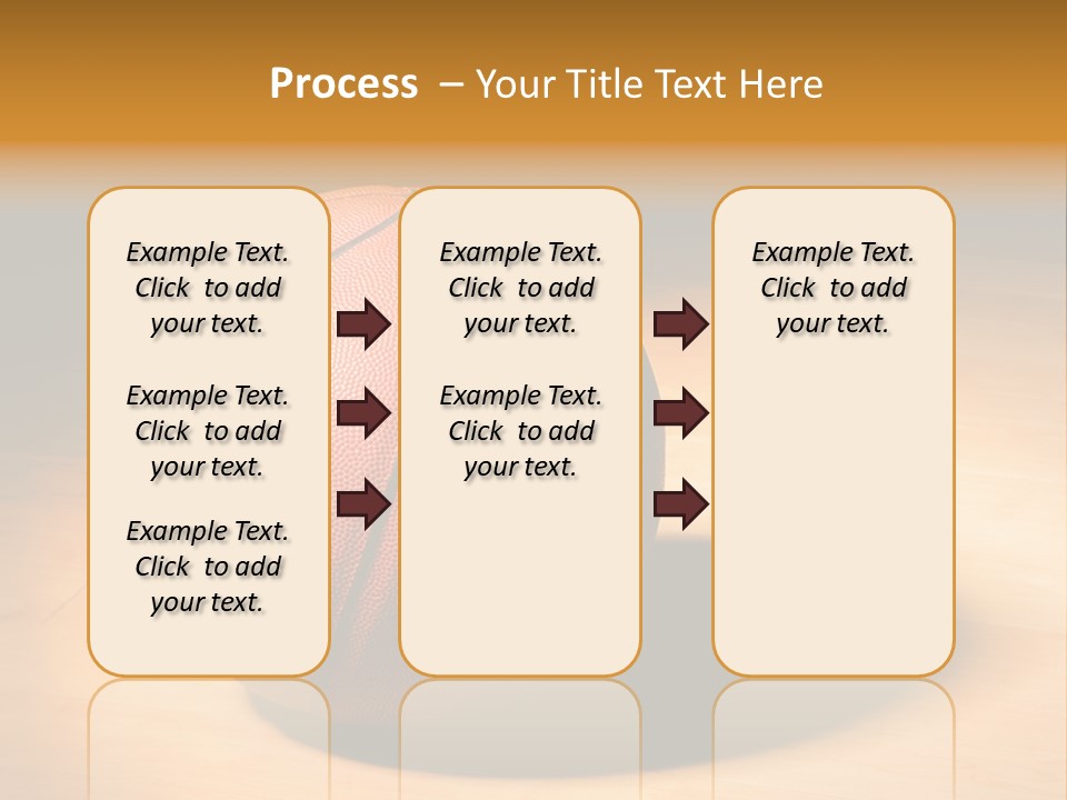 Ball Floor Spotlight PowerPoint Template