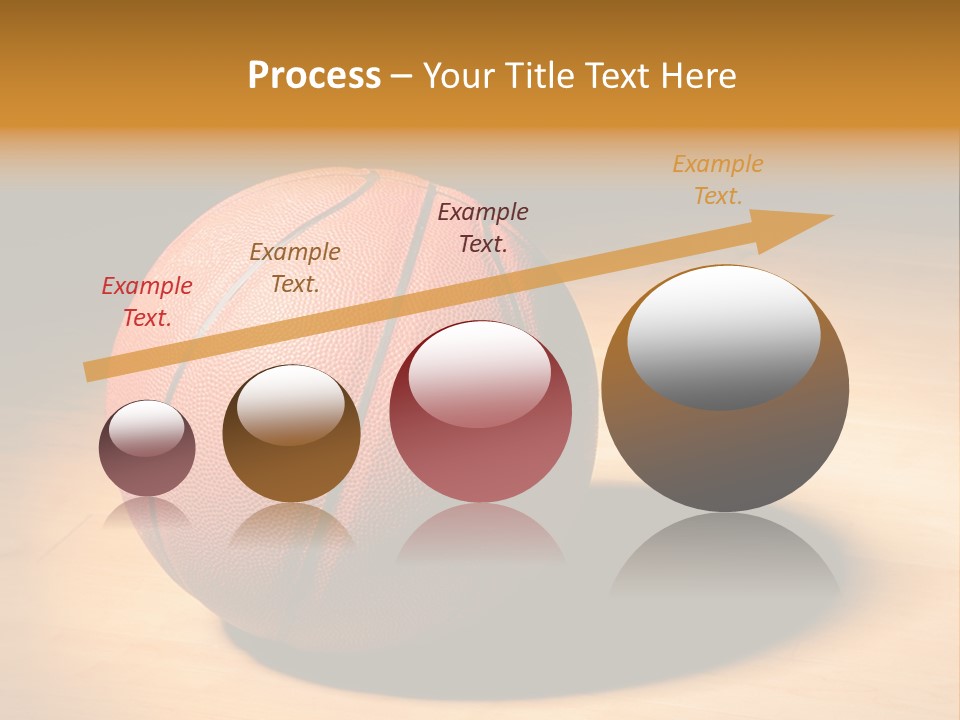 Ball Floor Spotlight PowerPoint Template