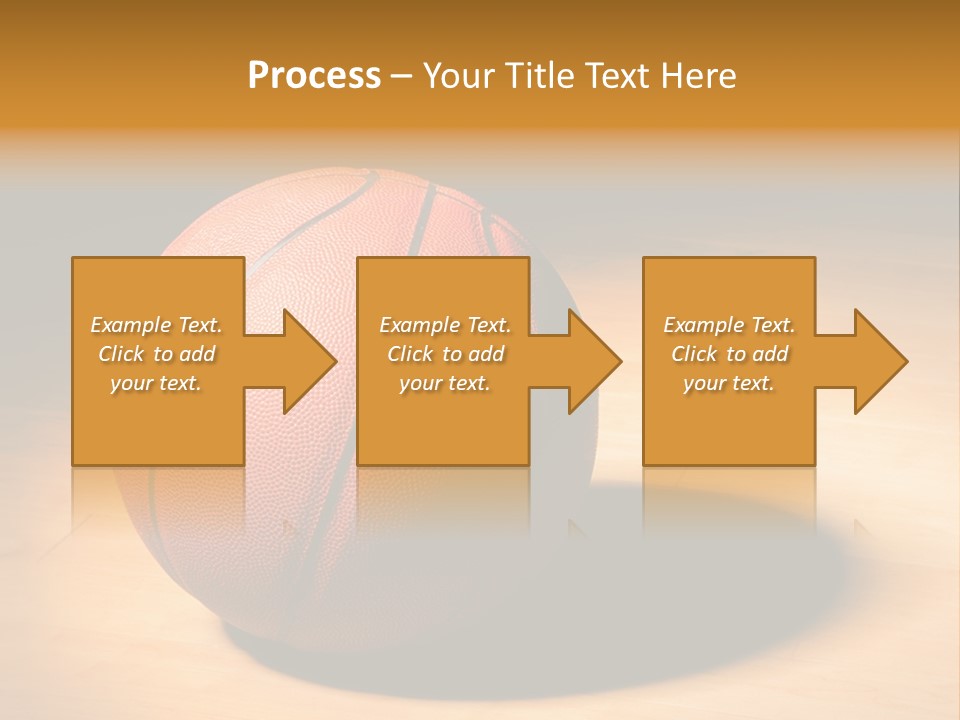 Ball Floor Spotlight PowerPoint Template