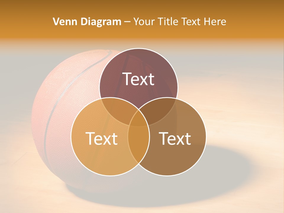 Ball Floor Spotlight PowerPoint Template