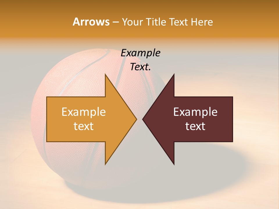 Ball Floor Spotlight PowerPoint Template