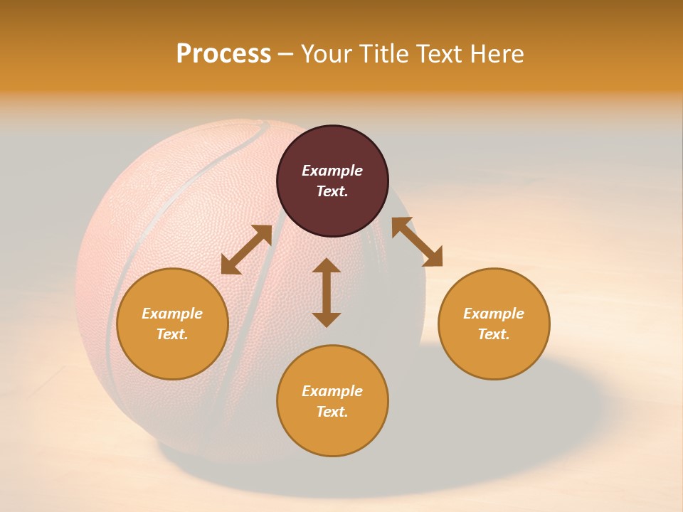Ball Floor Spotlight PowerPoint Template
