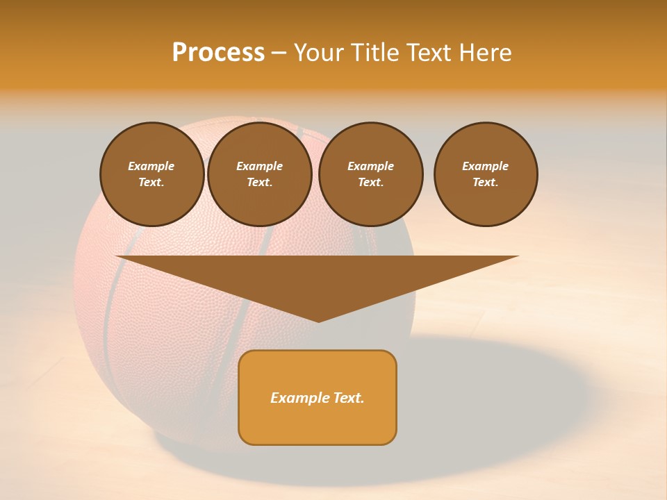 Ball Floor Spotlight PowerPoint Template