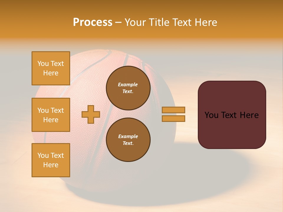 Ball Floor Spotlight PowerPoint Template