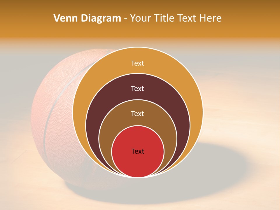 Ball Floor Spotlight PowerPoint Template