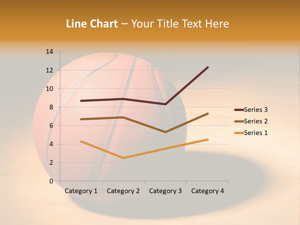 Ball Floor Spotlight PowerPoint Template