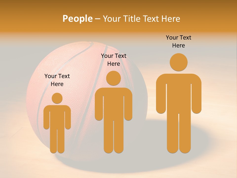 Ball Floor Spotlight PowerPoint Template