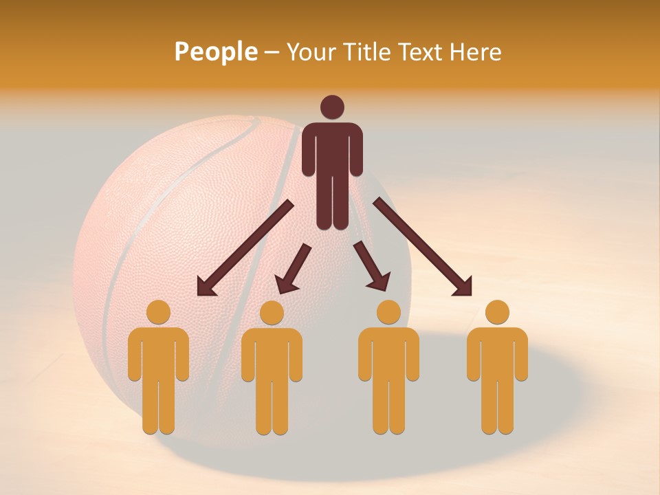 Ball Floor Spotlight PowerPoint Template