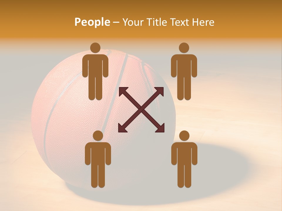 Ball Floor Spotlight PowerPoint Template