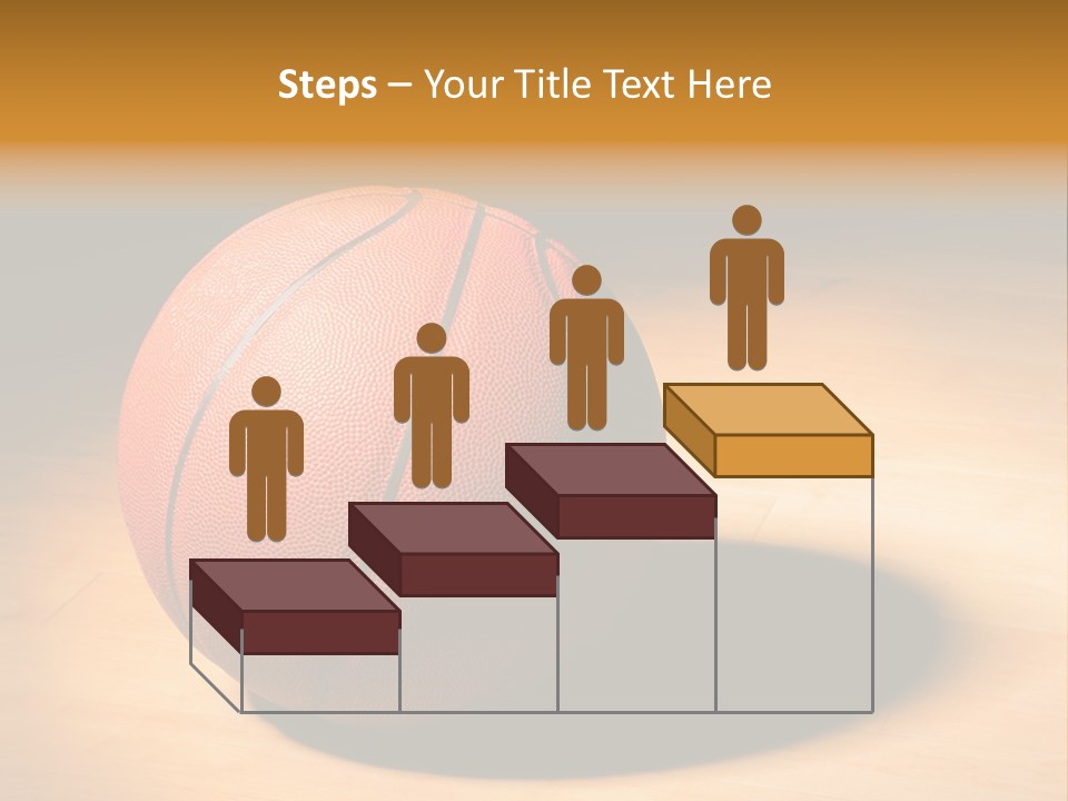 Ball Floor Spotlight PowerPoint Template